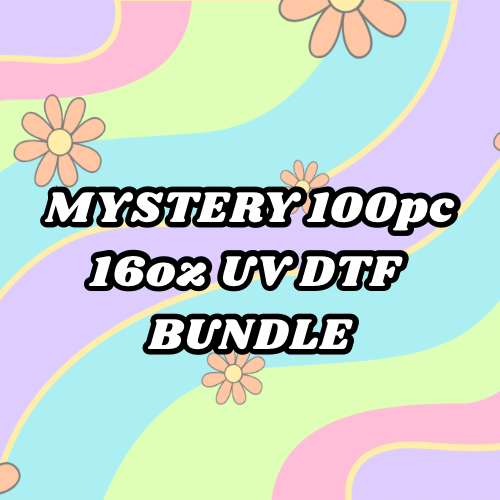 Mystery 100pc 16oz UV DTF Packs