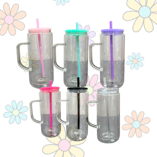 20oz Glass Mug Snowglobe